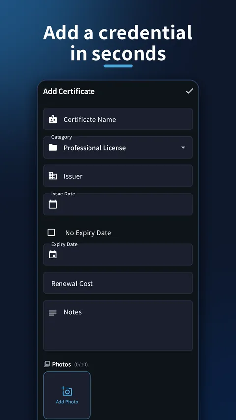 CertAlert - License Tracker 2