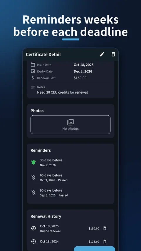 CertAlert - License Tracker 6