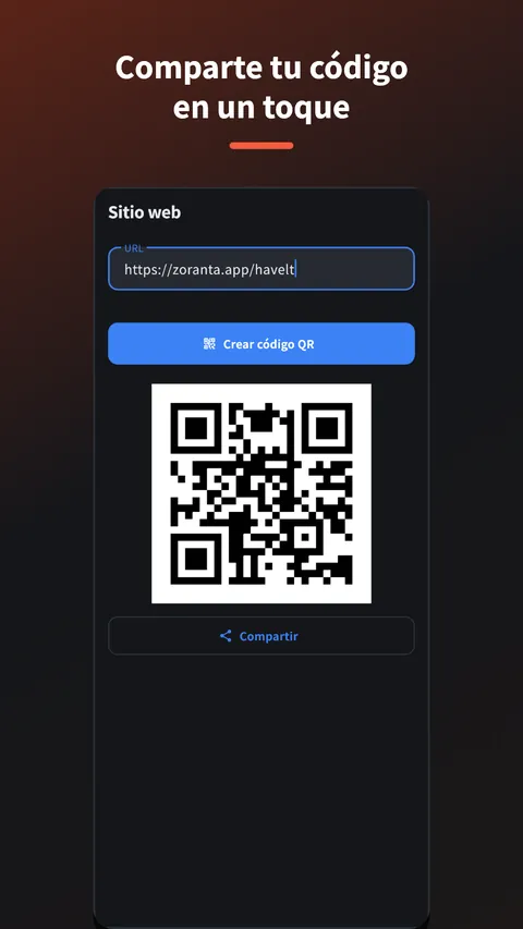 Havelt QR - escáner y creador 4