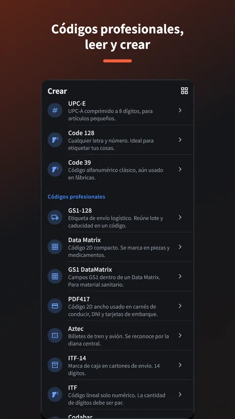 Havelt QR - escáner y creador 7