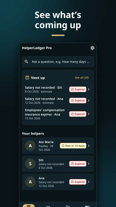 HelperLedger - Helper & Home 1