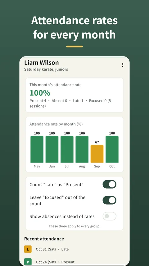 Herebook: Attendance Register 4