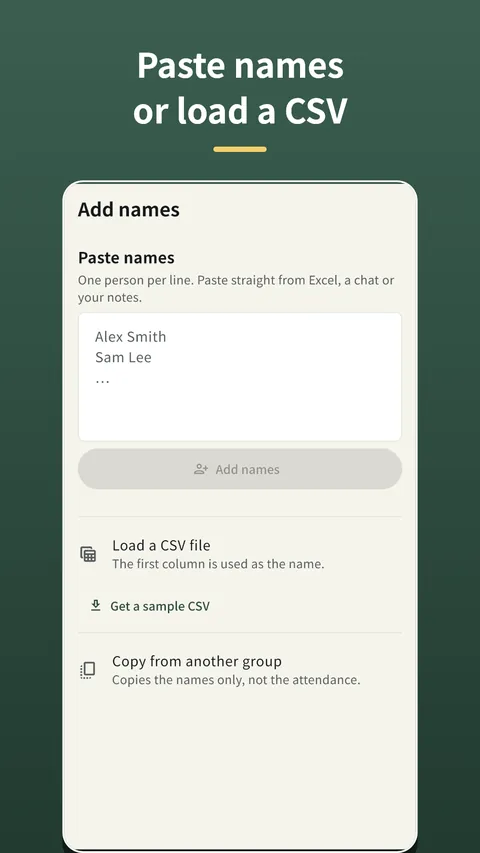Herebook: Attendance Register 5