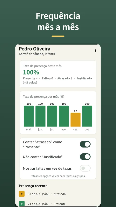 Herebook: lista de chamada 4