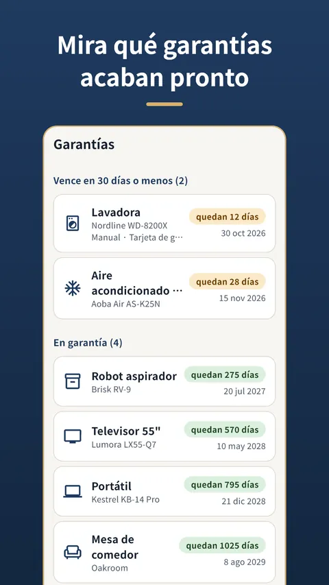 Manual Shelf - Garantías 3