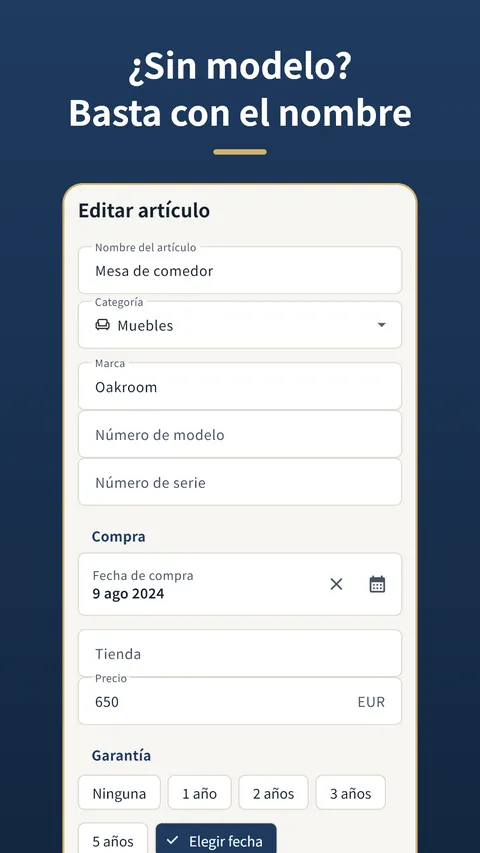 Manual Shelf - Garantías 4