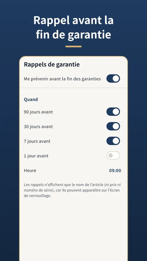 Manual Shelf - Garanties 5