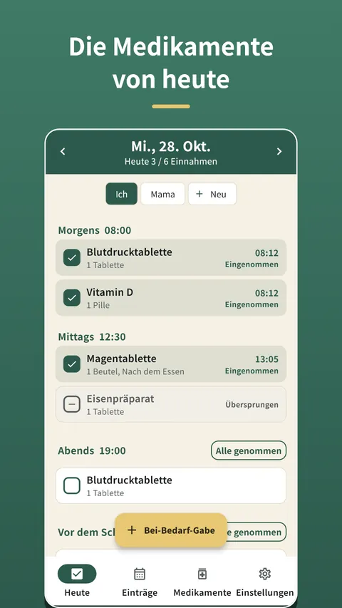 Nondacho: Pillen-Erinnerung 1