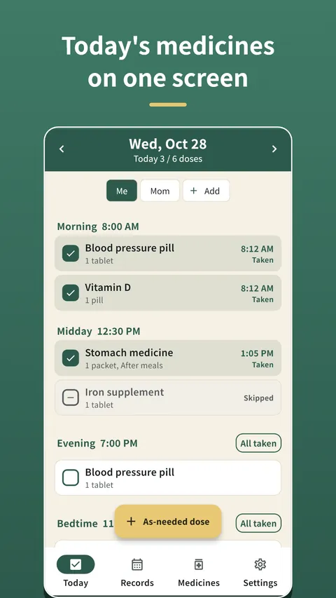 Nondacho: Pill Log & Reminder 1