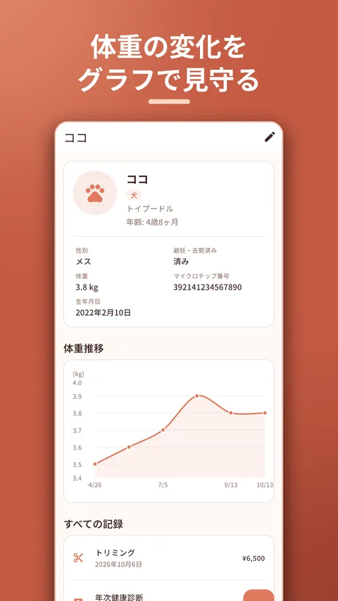 PawLedger ペットの健康管理・ワクチン記録 3