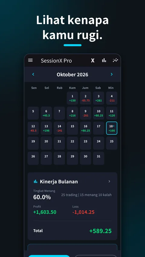SessionX Jurnal Trading Forex 1