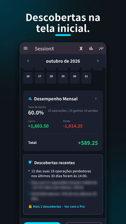 SessionX: Diário de Trading 2
