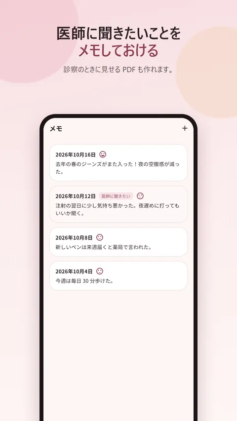 Shotbloom 注射と体重の記録 7